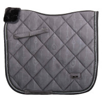 Sottosella da dressage HV Polo con montone Lauren Grigio zinco