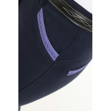 Pantaloni Equithème Kylie con fondo in silicone Blu navy Pantaloni Equithème Kylie con fondo in silicone Blu navy