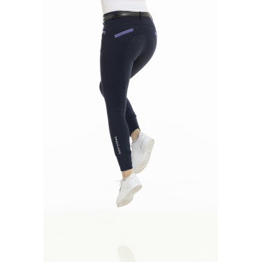Pantaloni Equithème Kylie con fondo in silicone Blu navy Pantaloni Equithème Kylie con fondo in silicone Blu navy