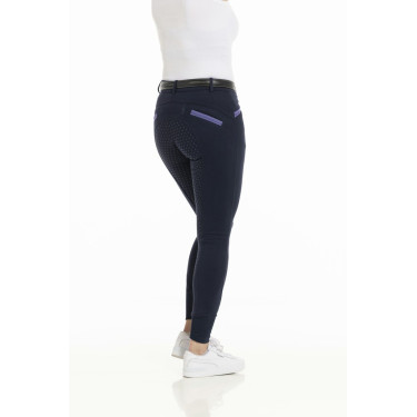 Pantaloni Equithème Kylie con fondo in silicone Blu navy Pantaloni Equithème Kylie con fondo in silicone Blu navy