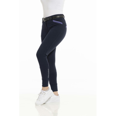 Pantaloni Equithème Kylie con fondo in silicone Blu navy Pantaloni Equithème Kylie con fondo in silicone Blu navy