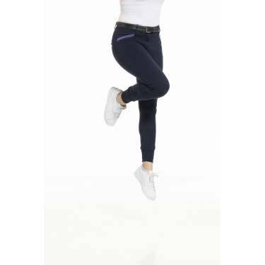 Pantaloni Equithème Kylie con fondo in silicone Blu navy Pantaloni Equithème Kylie con fondo in silicone Blu navy