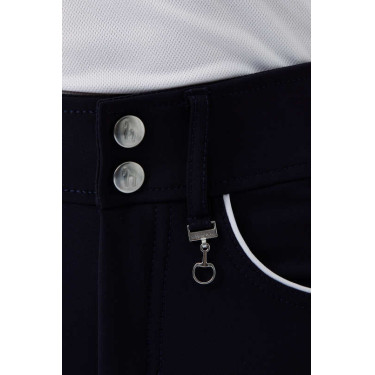 Pantaloni da equitazione con fondo in pelle per bambini Horze Aubrey Pantaloni da equitazione con fondo in pelle per bambini Horze Aubrey