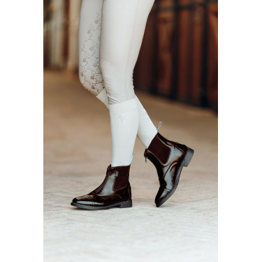 Stivaletti jodhpur con cerniera Horze Wexford donna Marrone