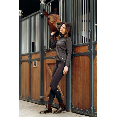 Stivaletti jodhpur con cerniera Horze Wexford donna Marrone