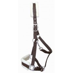 Capezzina in montone sintetico T de T Marrone / naturale