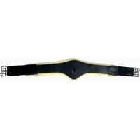 Sottopancia anatomico in cuoio con montone T de T Nero