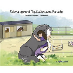 Paloma impara l'equitazione con Panache