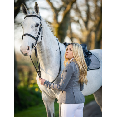 Giacca da concorso LeMieux Dynamique Grafite Grigio Giacca da concorso LeMieux Dynamique Grafite Grigio