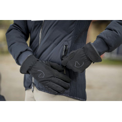 Guanti Equithème Flocon Nero Guanti Equithème Flocon Nero