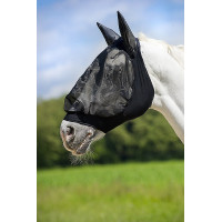 Maschera antimosche in Lycra® Equithème Nero
