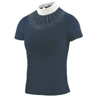Polo Equithème London maniche corte Blu navy