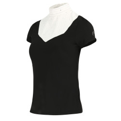 Polo Equithème Lerma maniche corte Nero