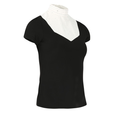 Polo Equithème Lerma maniche corte Nero