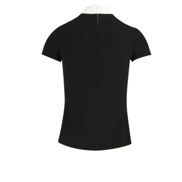 Polo Equithème Lerma maniche corte Nero