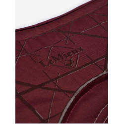 Tapis LeMieux dressage Soft Shell antidérapant Bordeaux