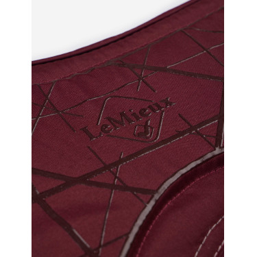 Tapis LeMieux dressage Soft Shell antidérapant Bordeaux