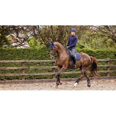 Sottosella da dressage LeMieux softshell antiscivolo Blu navy