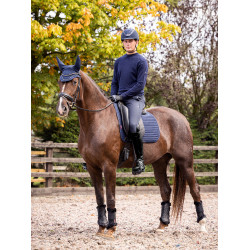 Sottosella da dressage LeMieux softshell antiscivolo Blu navy