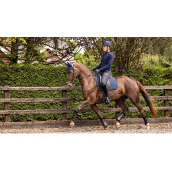 Sottosella da dressage LeMieux softshell antiscivolo Blu navy