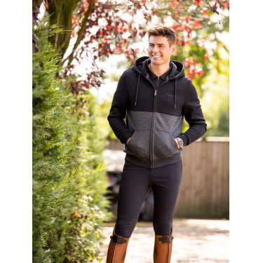 Felpa con cappuccio e zip da uomo LeMieux Elite Felpa con cappuccio e zip da uomo LeMieux Elite