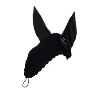 Cuffia antimosche lunga Equestro Nero