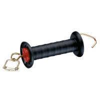 Maniglia per cancello con raccordo per nastro AKO Nero Maniglia per cancello con raccordo per nastro AKO Nero