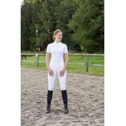 Leggings da equitazione ClassicStar Covalliero Bianco