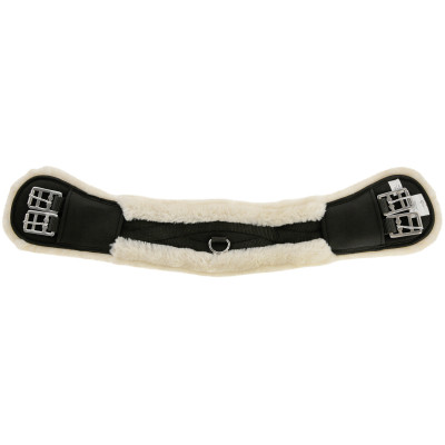Sangle courte mouton synthétique Covalliero Noir