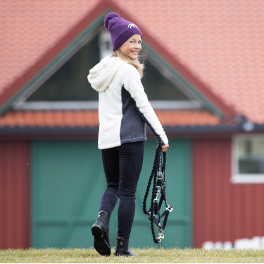 Leggings da equitazione invernali con fondo in silicone Active per bambini Horze Leggings da equitazione invernali con fondo in silicone Active per bambini Horze