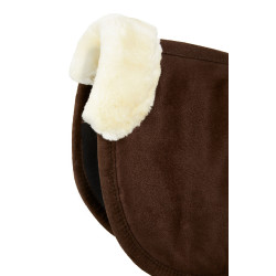 Ammortizzatore in schiuma memory foam con pelliccia sintetica Horze Marrone