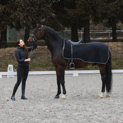 Fleece zadeldeken Kiel Horze Nero Fleece zadeldeken Kiel Horze Nero