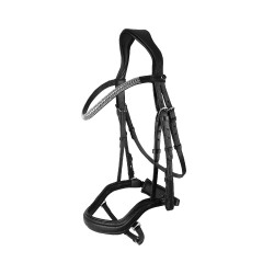 Briglia anatomica Horze Highbury frontalino con strass