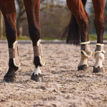 Ghette in montone Horze Windsor Marrone chiaro