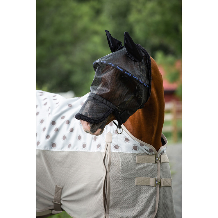 Maschera anti-mosche Horze con cerchietti Maschera anti-mosche Horze con cerchietti