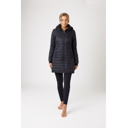 Piumino lungo da donna Horze Charlotte Blu navy scuro Piumino lungo da donna Horze Charlotte Blu navy scuro