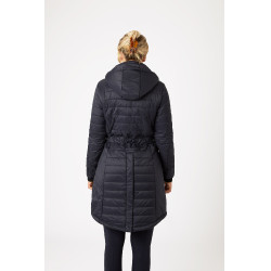 Piumino lungo da donna Horze Charlotte Blu navy scuro Piumino lungo da donna Horze Charlotte Blu navy scuro