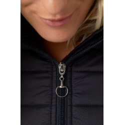 Piumino lungo da donna Horze Charlotte Blu navy scuro Piumino lungo da donna Horze Charlotte Blu navy scuro
