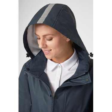 Impermeabile da donna Horze Hazel lungo con spacchi Impermeabile da donna Horze Hazel lungo con spacchi