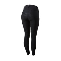 Pantaloni leggeri da donna Horze Angelina con grip in silicone a tutta seduta ed elasticizzati Nero Pantaloni leggeri da donna Horze Angelina con grip in silicone a tutta seduta ed elasticizzati Nero