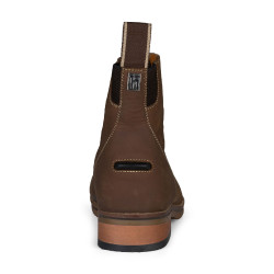 Stivali Horze Seville bambino con cerniera frontale Marrone