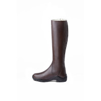Stivali foderati in pelle Horze Aspen donna Marrone scuro Stivali foderati in pelle Horze Aspen donna Marrone scuro