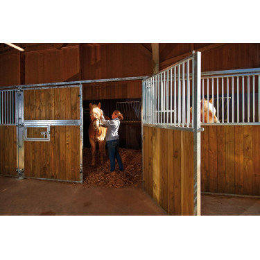 FACADE DE BOXE OUVRANTE PLEINE BOIS / COL DE CYGNE PIN DOUGLAS