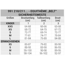 Gilet di protezione Equithème Belt Nero Gilet di protezione Equithème Belt Nero