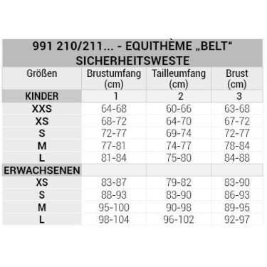 Gilet di protezione Equithème Belt Gilet di protezione Equithème Belt
