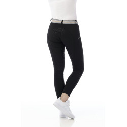 Pantaloni Equitheme Lor fondo in silicone Nero Pantaloni Equitheme Lor fondo in silicone Nero