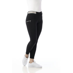 Pantaloni Equitheme Lor fondo in silicone Nero Pantaloni Equitheme Lor fondo in silicone Nero