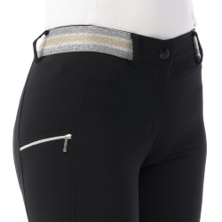 Pantaloni Equitheme Lor fondo in silicone Nero Pantaloni Equitheme Lor fondo in silicone Nero