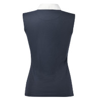 Polo Equithème Mesh Colori SM Marino / blu / bianco