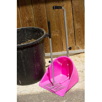 Paletta + rastrello per letame Hippotonic Rosa